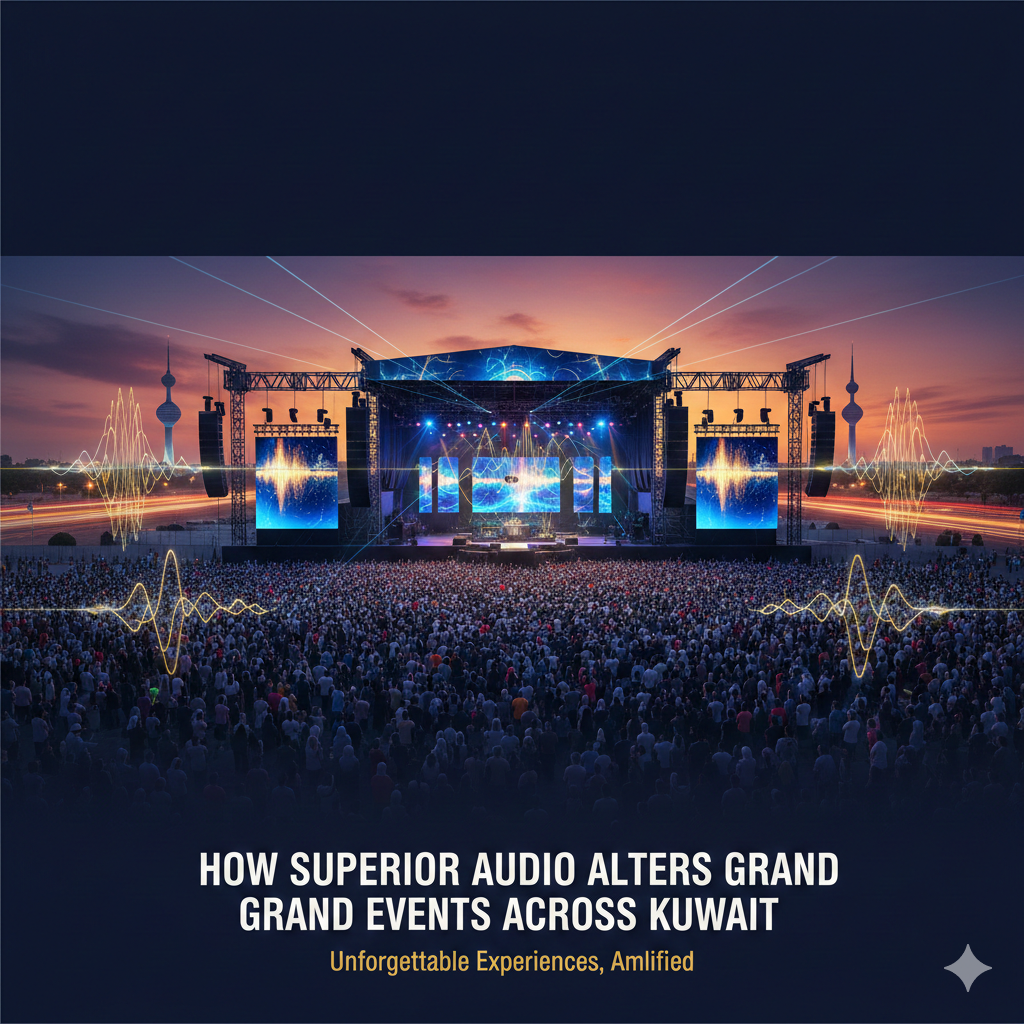line array sound rental company in Kuwait