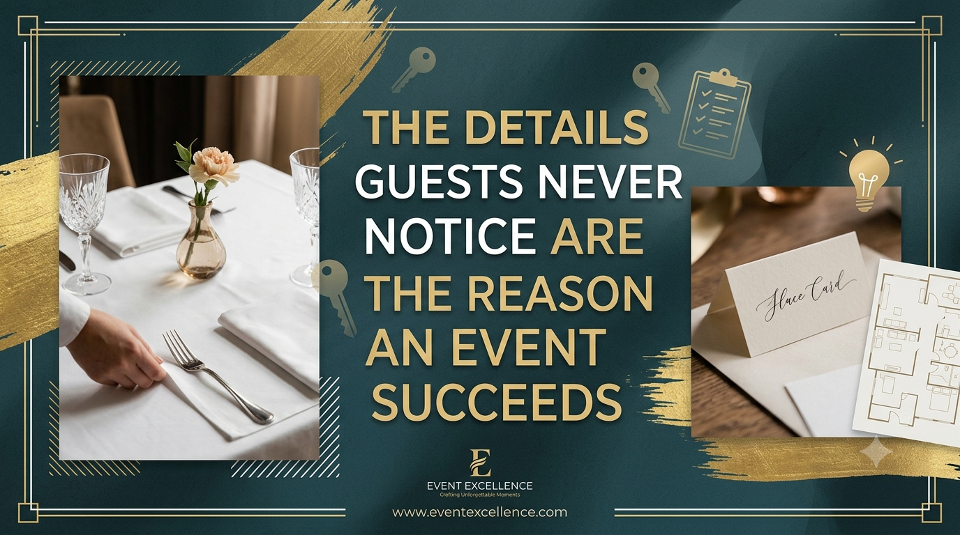 The Details Guests Never Notice Are Often the Reason an Event Succeeds