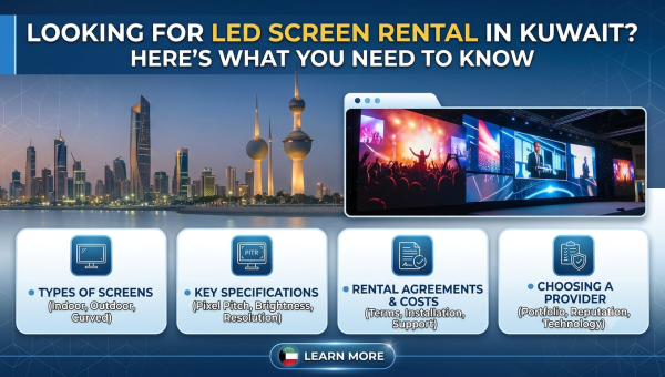 Looking for LED Screen Rental in Kuwait? Here’s What You Need to Know